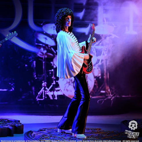Knucklebonz Queen Rock Iconz Brian May II (Sheer Heart Attack Era) Statue